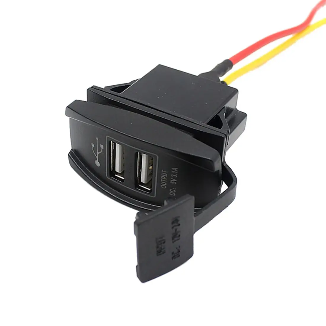 12V 24V автомобильный аксессуар для лодки светодиодный двойной USB зарядное