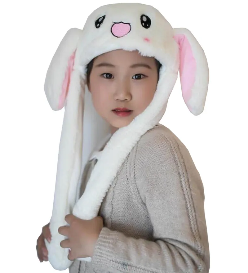 White Rabbit2 Douchow милые плюшевые белые панды, шапка с лапами для взрослых, подростков, детей, мальчиков и девочек, зимние шапочки - Цвет: White Rabbit2