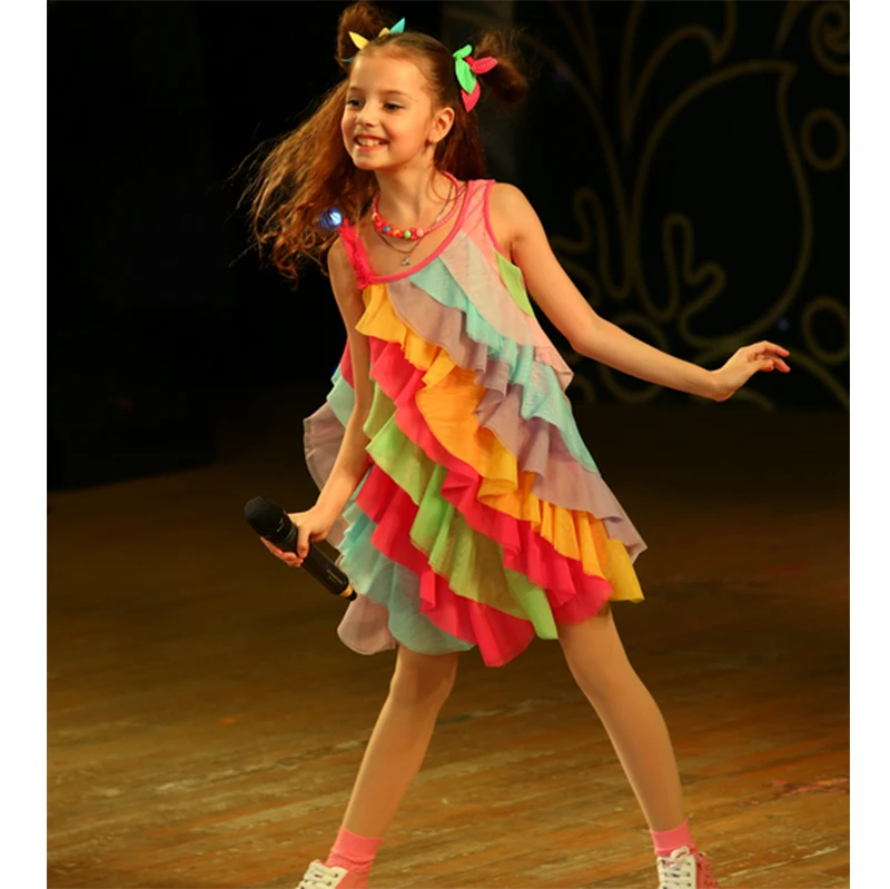 

girls dresses princess dress for girls rainbow lace dress sleeveless baby girls sundress