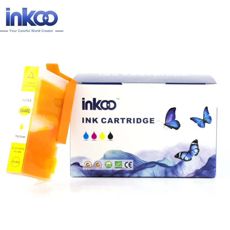 Inkoo 5PK 364XL картридж совместимый для HP 364 картриджи XL Deskjet 3070A Photosmart 5510 6510 C510a
