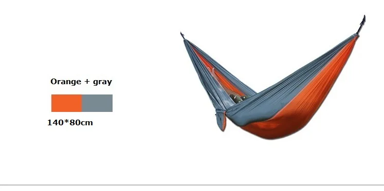 SAMIBULUO Parachute Hammock 1 Person Hammocks Travel 210d Nylon Fabric Camping Hamac - Цвет: 140