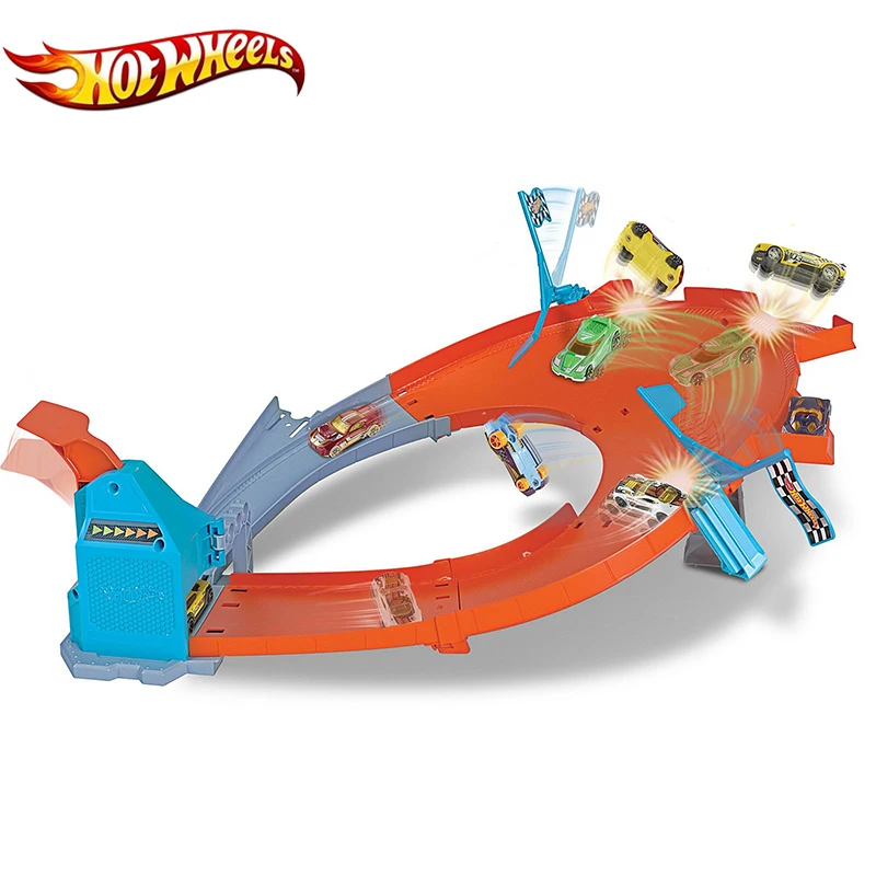 Hotwheels 2019 новейшая игрушечная трек металлические автомобили легкая сборка