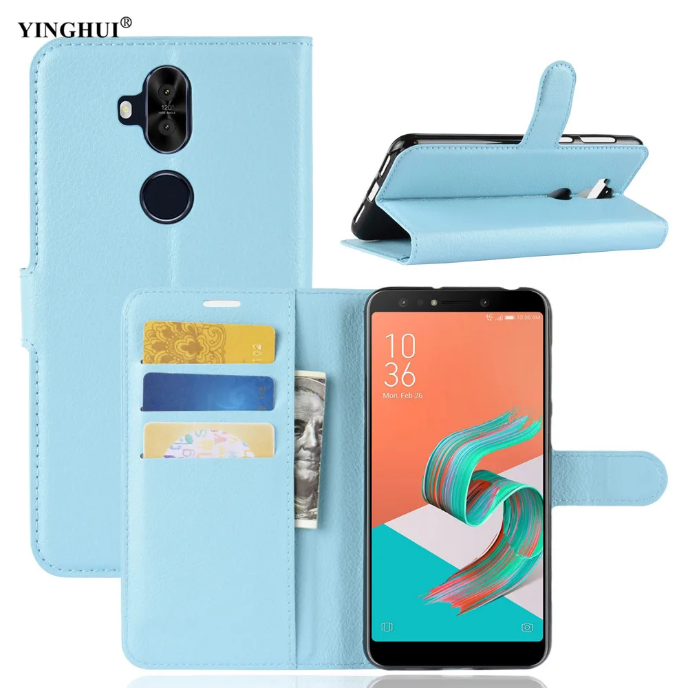 Роскошный чехол для Asus Zenfone 5 lite ZC600KL кошелек Флип PU Кожаные чехлы телефонов Fundas