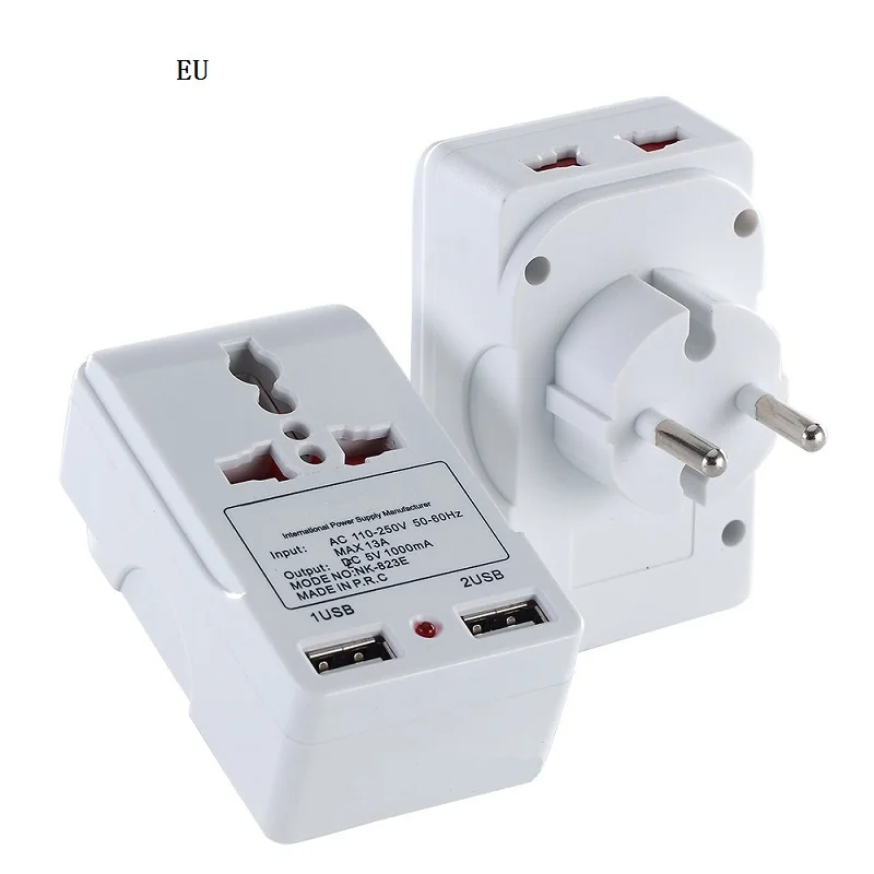 QC 3,0 Быстрый Смарт USB Changer Защита от перенапряжения мощность разъем 5USB порты зарядное устройство светодиодный цифровой дисплей Великобритания США ЕС AU Plug
