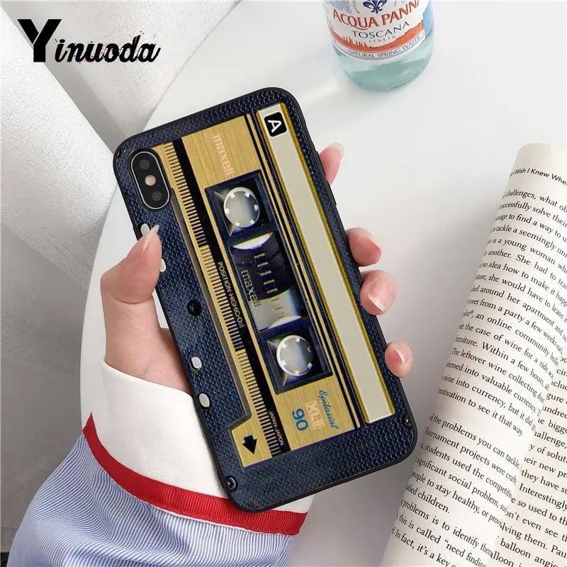Yinuoda Винтажный чехол с магнитной лентой для iPhone 8 7 6 6S Plus X XS MAX 5 5S SE XR 10 | Мобильные