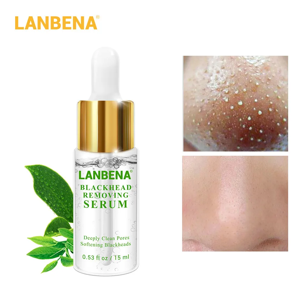 Blackhead Removing Сыворотка LANBENA серии витамин C Гиалуроновая кислота уход за кожей средство для удаления черных точек Анти Старение Отбеливание Крем для сужения пор против морщин - Цвет: Blackhead Removing