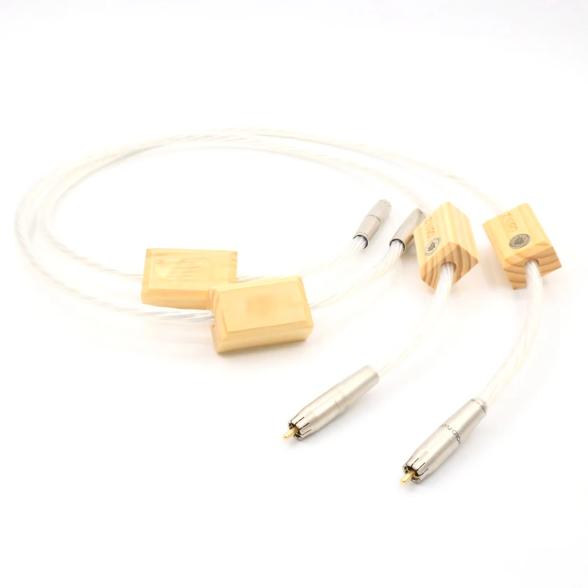 Nordost Odin2 Серебристые превосходные справочные интерсоединения RCA кабель аудиофил