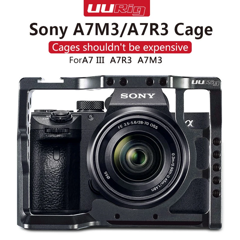 Клетка для камеры One In UURig sony A7III Arca style быстросъемная пластина с верхней ручкой a7iii