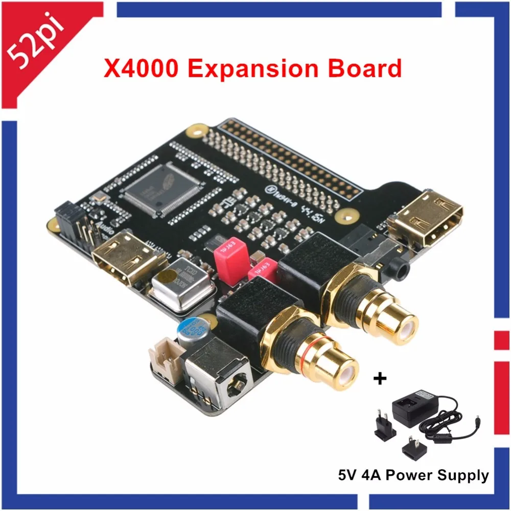 Плата расширения X4000 для Raspberry Pi 2 Model B / 3 и источник питания 5 В 4A|board power supply|board piboard