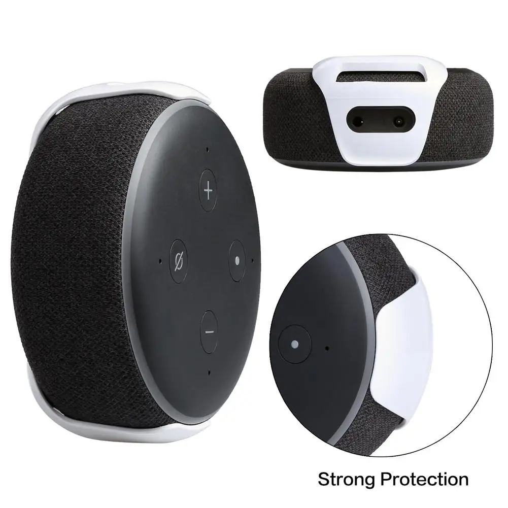 Wall Mount Third Generation Intelligent Audio Bracket Outlet Hanger Holder for Echo Dot (3rd Gen) Smart Speaker | Электроника