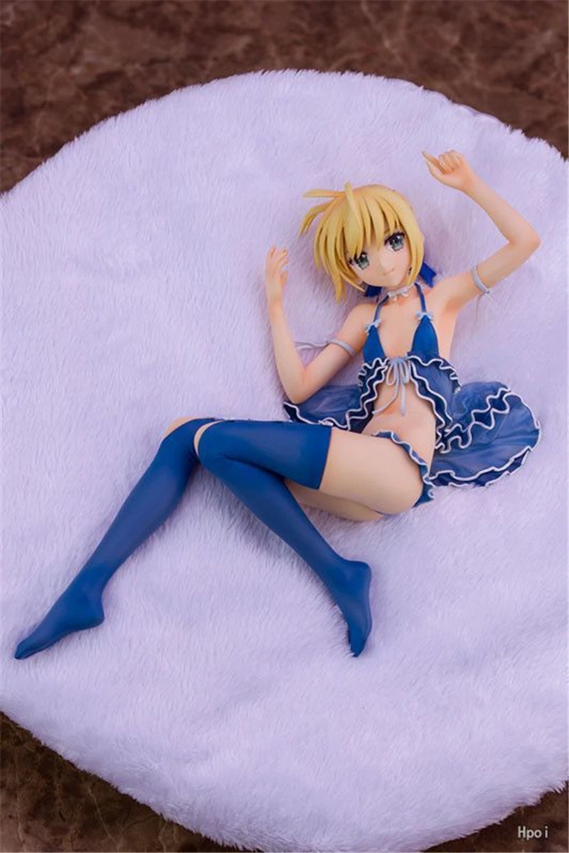 Аниме Fate Stay Night Arturia Pendragon Saber Нерон Клавдий Пижама Ver. Сексуальная ПВХ фигурка
