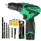 Двухскоростной литий-ионный аккумулятор 12 В, водонепроницаемая электрическая дрель промышленного класса, только 1 аккумулятор