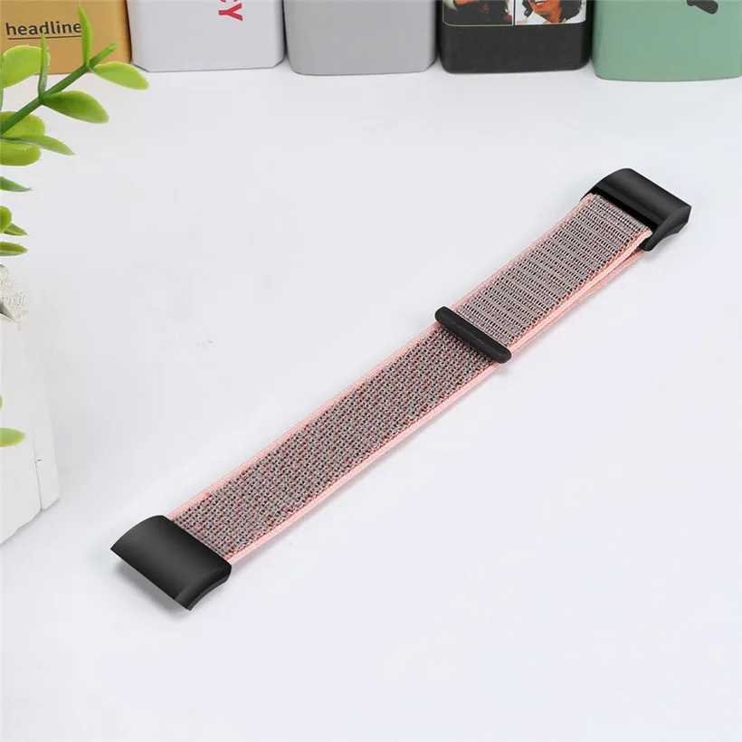 PK Дизайн легкий Маленький Нейлоновый ремешок для часов Fitbit Charge 2 сменный ремешок для смарт-часов аксессуары 81024 - Цвет: PK