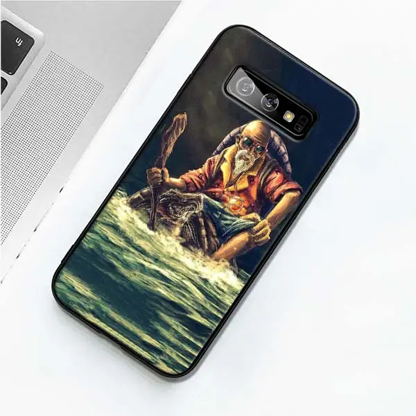 002 Dragon Ball Z плакат Черный силиконовый чехол для samsung Galaxy S10 S10e S8 S9 плюс S7 A40 A50 A70 Note 8 9 мягкий чехол Coque - Цвет: 002