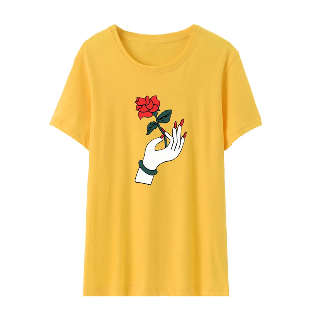 SAGACE женская футболка Femme 2019 модные повседневные топы с коротким рукавом и круглым