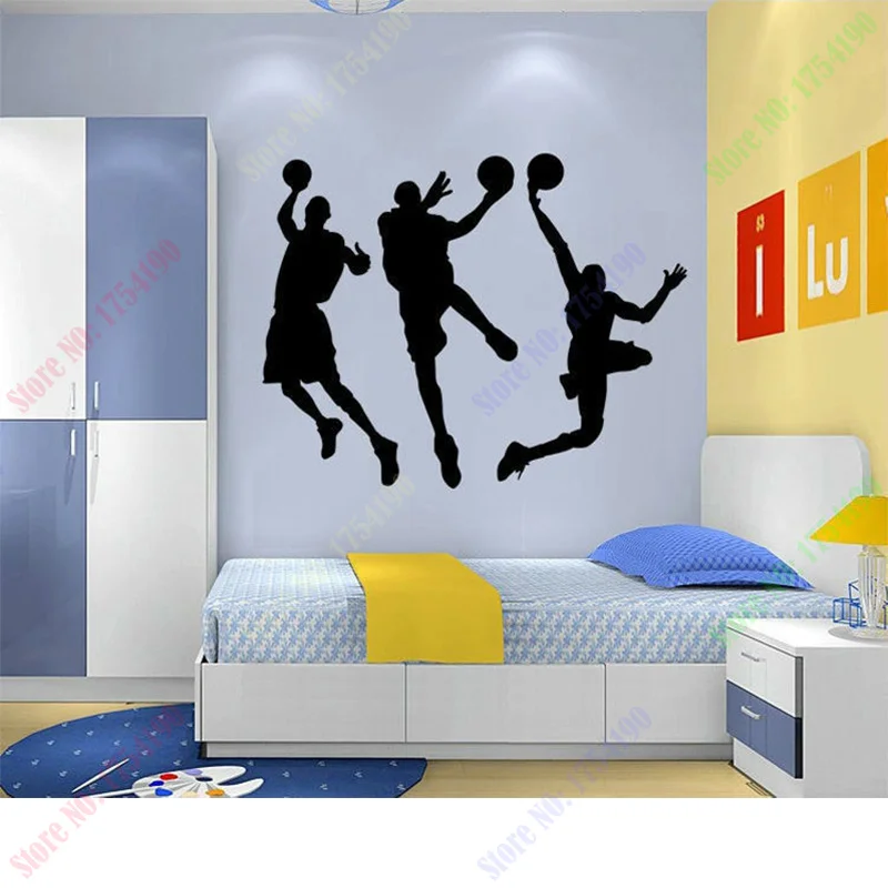 Распродажа новый креативный портрет баскетбольный игрок виниловый Большой