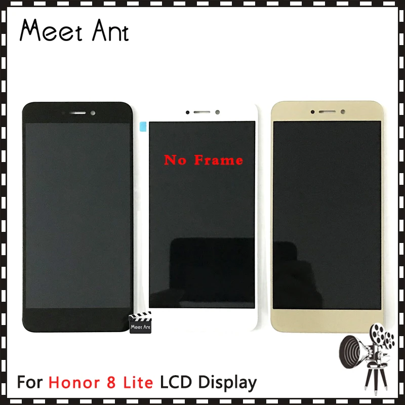 

DHL 10pcs High Quality 5.2'' For Huawei honor 8 lite WAS-LX1A PRA-LX2 LCD Display Screen With Touch Screen Digitizer Assembly