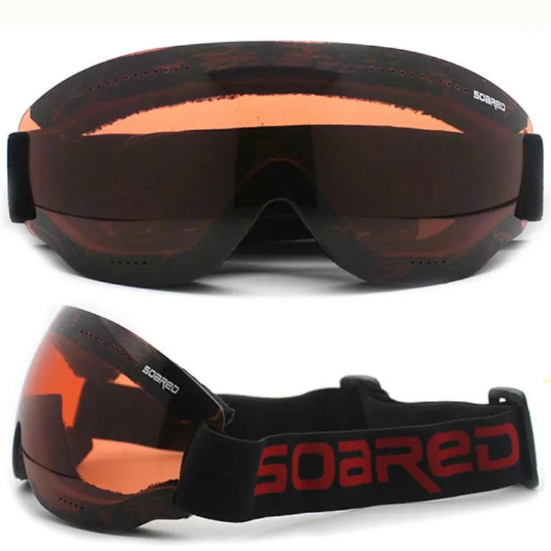 Saenshing бескаркасных лыжные очки для мужчин женщин дышащая Туман Лыжные сноуборда