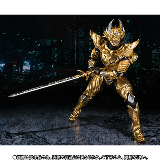100% Оригинальные эксклюзивные фигурки BANDAI Tamashii Nation S.H. Фигуртс (SHF) Garo Ryuga KONJIKI Ver. Из