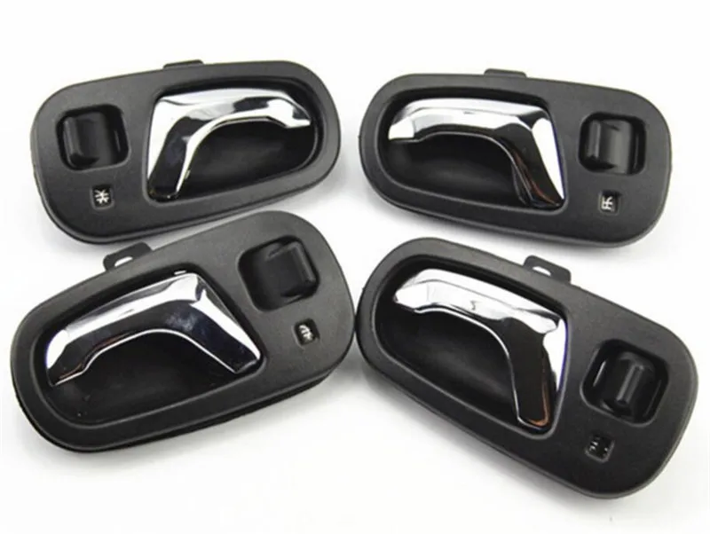 4 pieces Electroplat Внутренняя ручка двери подходит для Suzuki Swift 7130 1992-1994 внутренняя ручка дверная ручка автомобиля внутренняя дверная ручка - Color: 4 pieces Electroplat