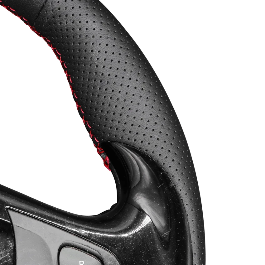 MEWANT черная накладка на руль из искусственной кожи для Renault Clio 4 2012 2016 Captur Samsung QM3 2013
