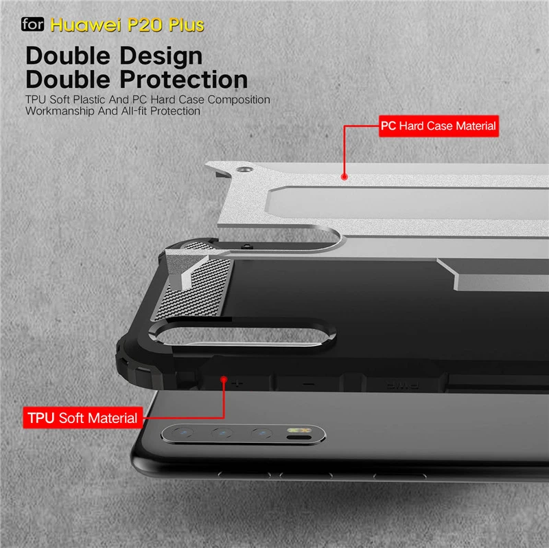 Роскошный защитный противоударный чехол для телефона Huawei P30 Lite P20 Pro P10 Plus Y9 2019 Y7 Y6 Y5