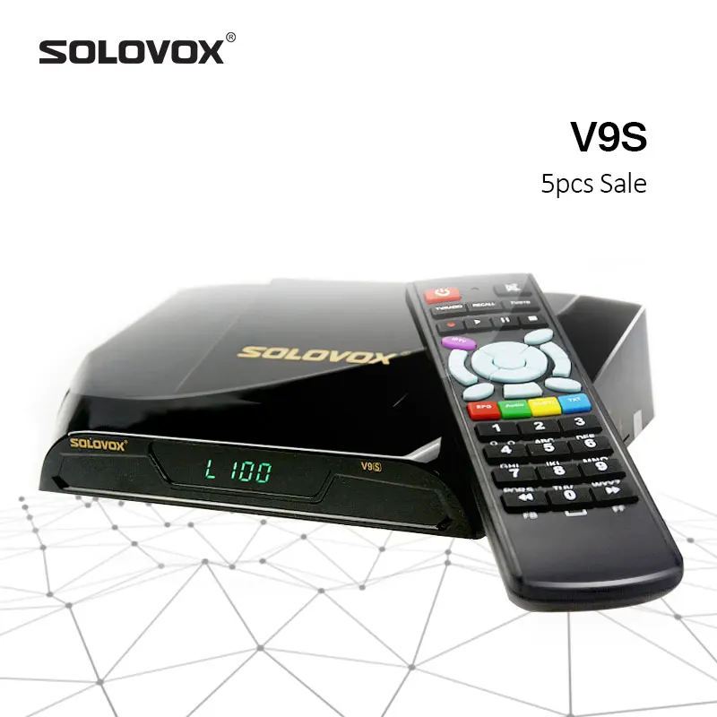 SOLOVOX V9S 5 шт. Поддержка HDMI и спутниковый ресивер AV Smart ТВ Box построить в wi fi колеса