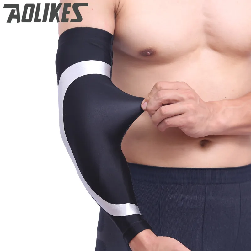 AOLIKES спортивная баскетбольная съемка Велоспорт Компрессионные рукава