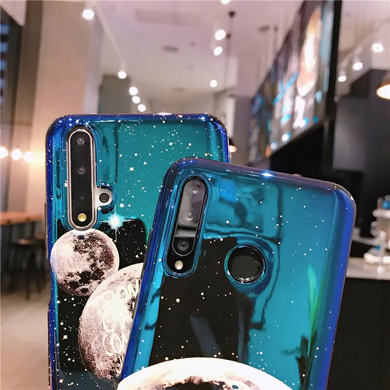 Чехол Meachy для Huawei Honor 20 Blu-ray с Микки-ушами Planet Moon чехол телефона Pro 20i V20 мягкий