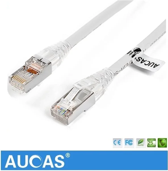 AUCAS 1 м 2 3 5 CAT5E кабель экранированный FTP соединительный RJ45 Ethernet сетевой кабель|patch