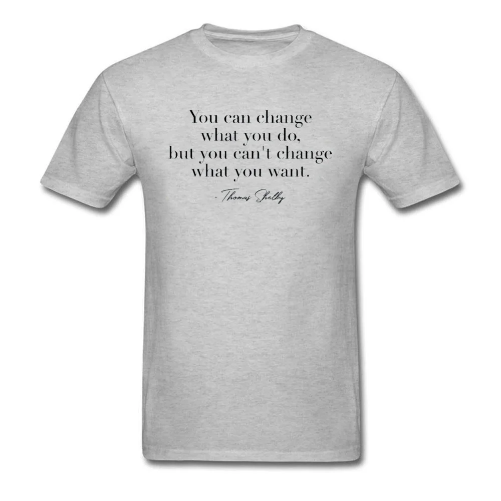 Приталенная Мужская футболка с принтом Шелби надписью Shelby Quote Tees 100%