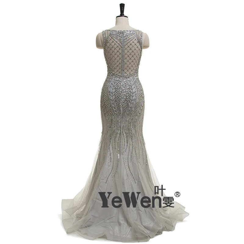 Элегантная Посеребренная труба высокого качества Вечерние платья Формальное