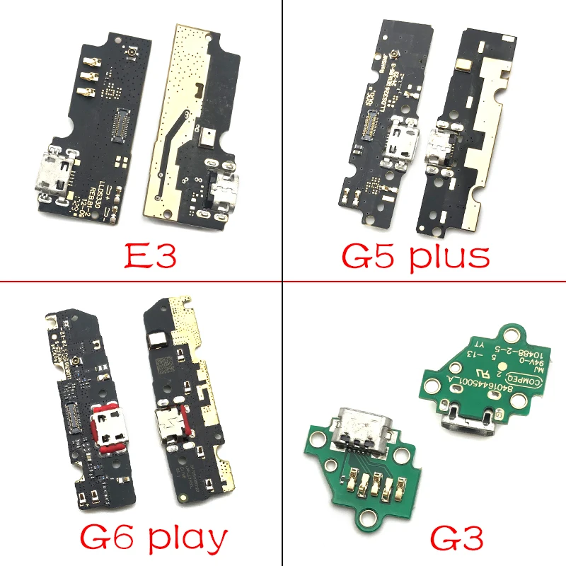 10 шт./лот зарядка через usb Порты и разъёмы док-станция для Зарядное устройство разъем доска для Motorola Moto M E3 E4 E4T E5 G3 G4 G5 G6 P30 играть плюс X4