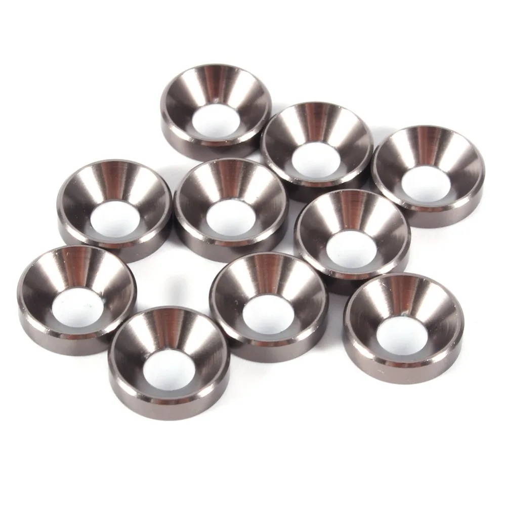 M5 алюминиевая шайба потайная плоская головка болт 4 цвета на выбор|m5 aluminum