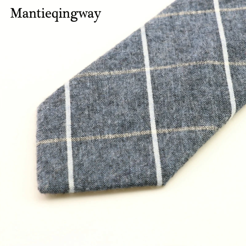 Mantieqingway 6,5 см мужской костюм Галстук Классический мужской клетчатый галстук формальный бизнес галстук-бабочка мужские хлопковые Узкие галстуки Галстук