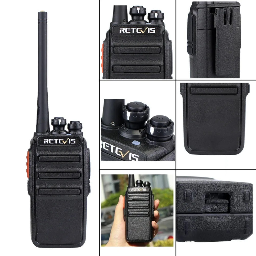 Радиоприемник Retevis RT24 PMR 2 шт. рация без прав 0 5 Вт PMR446 16 каналов|walkie talkie 0.5w|walkie