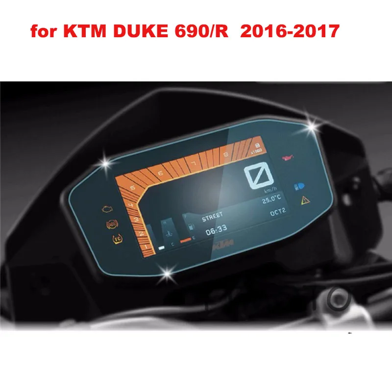 Для KTM Duke 690/R 690 R 2016 2017 пленка для мотоцикла защита приборной панели gps навигатор
