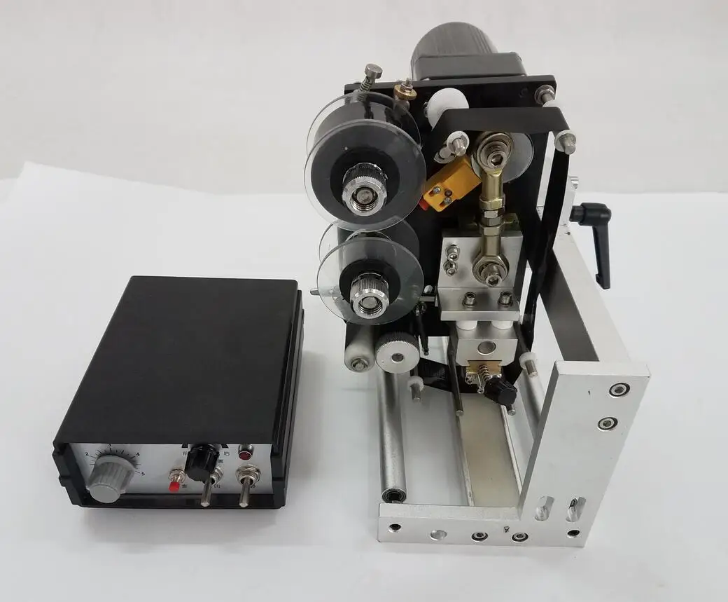 Flat Surface Semi Automatic Labeling Machine With Date Printer Cap Label Tail Sticker Labels Book Box Free Shipping | Бытовая техника