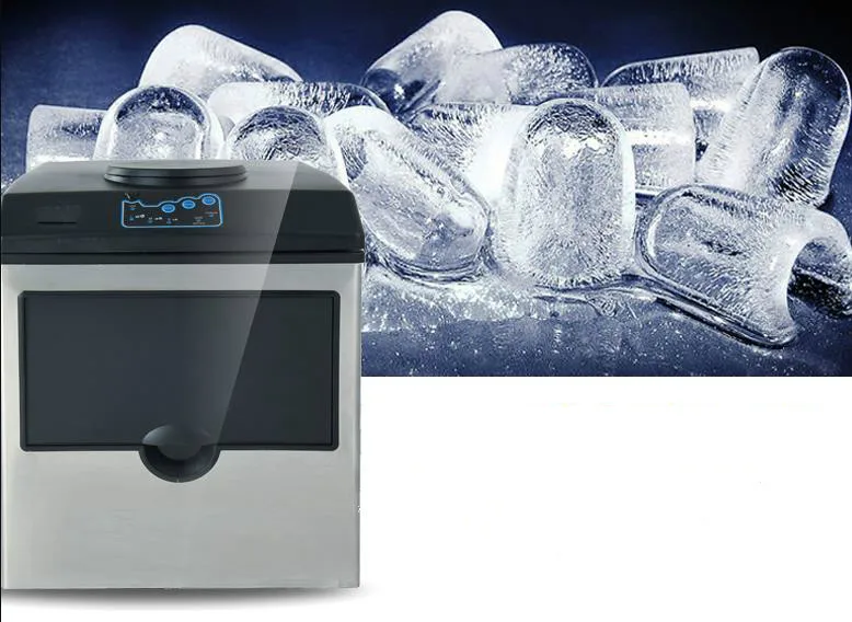 25кг льдогенератор маленький автоматический Электрический бытовой Bullet Ice Cube