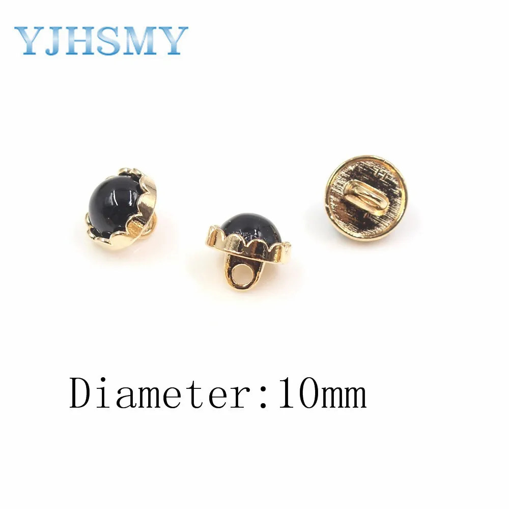 YJHSMY A 181119 446 10 шт./лот мм высококачественные классические черные цветочные