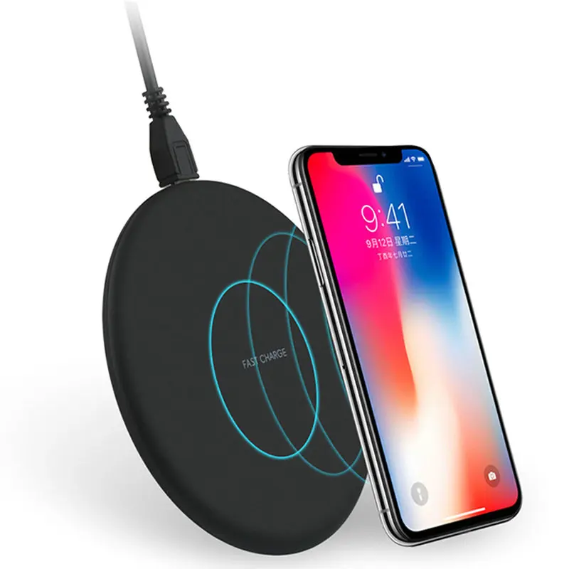LDNIO Оригинальное Беспроводное зарядное устройство Qi для iPhone x 8 plus тонкое Быстрое