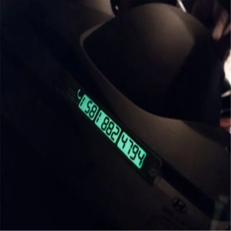 Новые стайлинга автомобилей световой временная парковка карта с присосками и