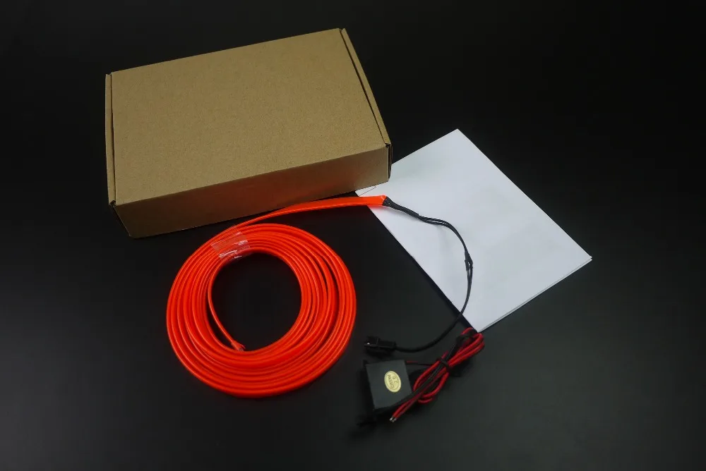 Атмосфера автомобиль свет Гибкая неоновый EL провода интерьера легкие