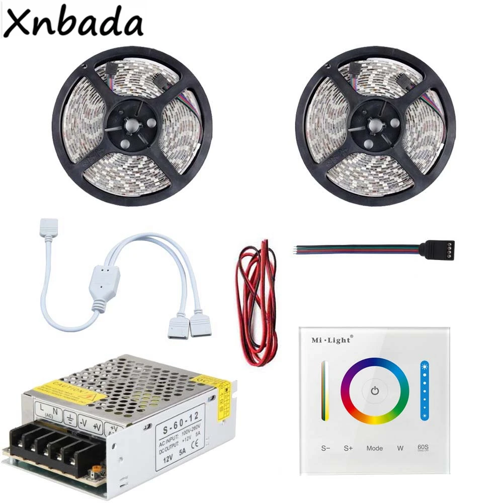 2835SMD RGB Светодиодная лента 60 светодиодов/м гибкий светильник с Bluetooth Led контроллер
