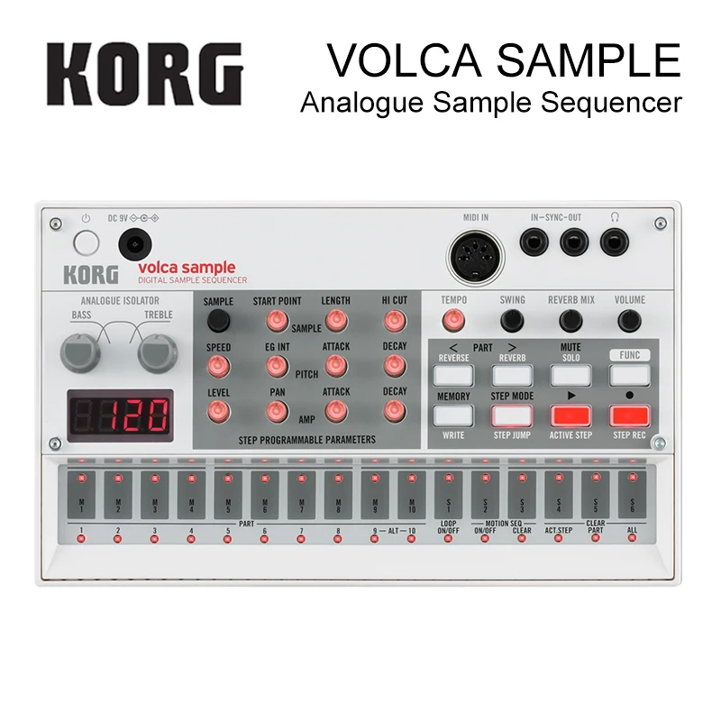 Машина для воспроизведения образцов Korg Volca|Детали и аксессуары гитар| |