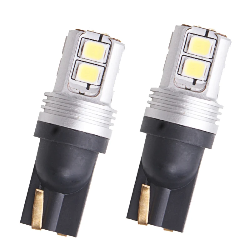 RXZ 4 шт. без ошибок T10 светодиодный W5W 10 s 3030 SMD Лампа Белый 12 в 6000 К интерьерные