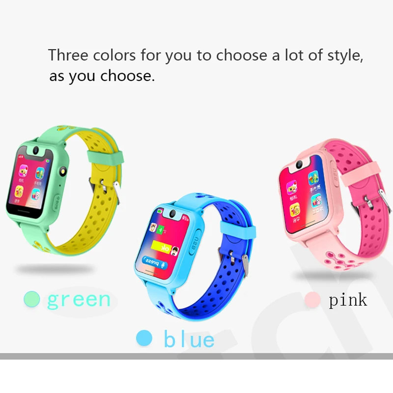 Детские Смарт часы S6 с камерой SOS функцией обратного звонка отслеживания