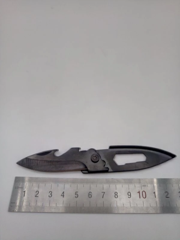 Карманный нож ключ из нержавеющей стали Мини Многофункциональный складной