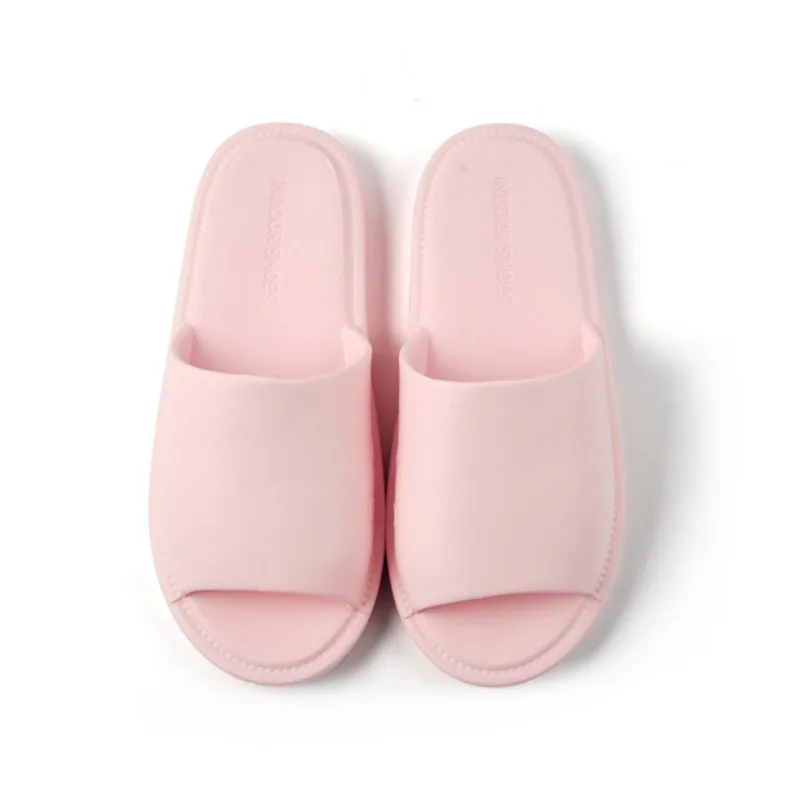 pink Тапочки; Мужская обувь; новые модные домашние тапочки; Мужская и женская обувь для пар; пляжные сандали для досуга; нескользящая обувь; однотонная обувь - Цвет: pink