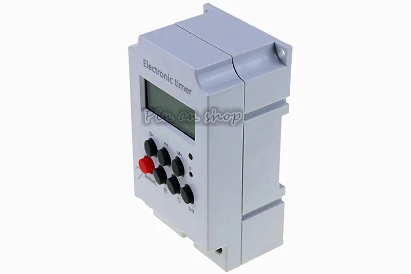 1 шт. KG316T-II 25A 220VAC Din направляющий цифровой программируемый таймер с ЖК-дисплеем
